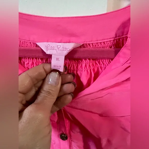 Lilly Pulitzer size XL Elsa top in pink - Picture 3 of 3